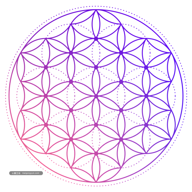 终极神圣抽象几何矢量图形设计元素_PNG...