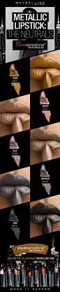Matte & Metalic lips #lipsticklove #maybelline #makeup #beauty #ad