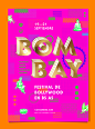 BOMBAY—Festival 宝莱坞电影节视觉形象设 设计圈 展示 设计时代网-Powered by thinkdo3