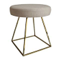 Giza Stool in Brass: Christen Maxwell, lead time 6 wks