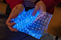 Strechible Electronics | LEDs embedded in a stretchable matrix, Integration technologies for flexible systems