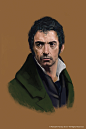 Hugh Jackman | Digital Painting | PhotoshopIt&#;8217s my first ever Digital Portrait. I hope you like it! :)Find it on Facebook Find it on Behance Thanks!Regards,Rishabh Pandey