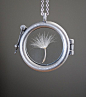 Dandelion Seed Necklace, a wish when you need it.