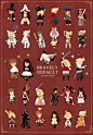 Bravely Default classes by Mahail