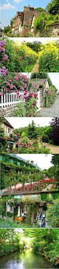 法国小镇吉维尼（Giverny）很有爱的风景.生活就是这样的美好