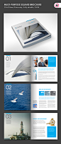 Multi-purpose Square Brochure - Brochures - Creattica