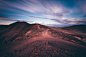 General 2000x1333 nature landscape Death Valley clouds path hills plants