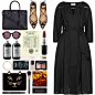 A fashion look from January 2016 featuring slip dress, ballet flats and tote handbags. Browse and shop related looks.