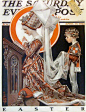 1924 "Easter" The Saturday Evening Post. April 19 1924