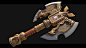 Dwarven Axe, Phil Stoltz : Tri Count: 4.9k
2K Textures
I believe the concept was done by Dan Scott