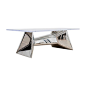 Crystals Table by Zieta Prozessdesign 'Stainless steel and Acrylic' For Sale