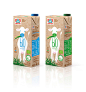 Delta Bio Organic Milk : Branding and packaging design