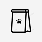 宠物食品袋子猫粮图标高清素材 页面 免费下载 页面网页 平面电商 创意素材 png素材