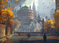 Gateway to the Guilds - MTG, Jedd Chevrier : A land painting done for Magic the Gathering the Guilds of Ravnica set. This set was a ton of fun to work on 

Art Directed by Dawn Murin