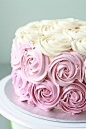 创意玫瑰婚礼蛋糕 这是爱的气息~-婚礼时光-分享最美好的时光