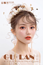 谷兰美妆教育频道的化妆造型作品《日系仙女风》