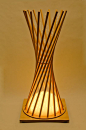 Hyperbola Lighting- wooden lamp