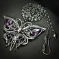 Purple Emperor - necklace 2 by AMARENOstyle on deviantART@北坤人素材