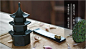 为夫子庙设计的文化创意产品：魁星点斗茶具