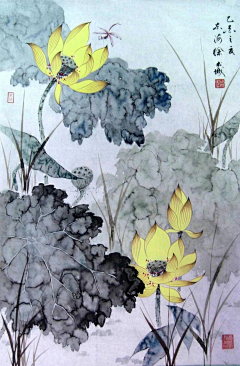 水沫93采集到❀·工笔画花、鸟