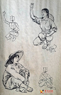 人体动态绘画（二）:坐姿与蹲姿的画法图解(7)