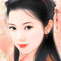 唯美古风古装美女手绘头像图片,清凉的发丝,淡淡的妆容(2-唯美头像
