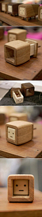日本Conocoto工作室设计的超萌首饰盒ChibiDashi，名字由chibi (小)和hikidashi (抽屉)两个单词组成。除了可以用来放首饰，作为小摆件也很漂亮。@北坤人素材