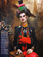 "Cio-Cio San": Kelly Mittendorf by Sebastian Mader as a Geisha by for Vogue Russia August 2012