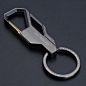 Car Business Keychain Key Ring for Men (Small, Black): 