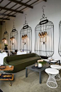 bird cage sconces / home delicate restaurant