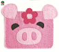 可爱的小猪型不织布卡包手工制作图解╭★肉丁网