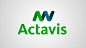 阿特维斯（Actavis）制药公司新Logo