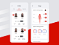 UFC App #2 recap ux ui ufc statistics sport profile mobile ios design dashboard app