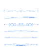 科技感线条花边底纹边框文本分割线