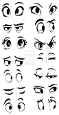 Eyes by sharpie91 on deviantART (http://www.deviantart.com/art/Eyes-451041990) ★ ||