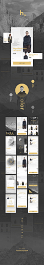 Free UI PSD Mobile App Fashion & Ecommerce : Free UI PSD Mobile App Fashion & Ecommerce.Product by Hoang Bin UI/UX Design