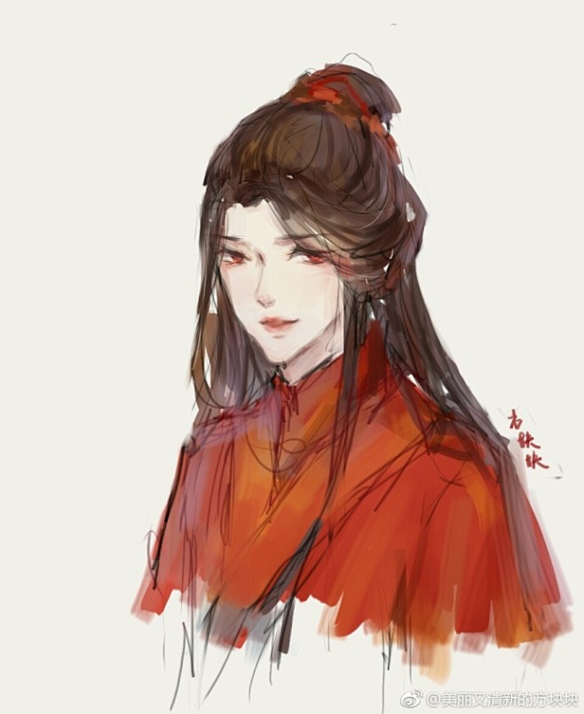 #天官赐福##谢怜#  摸鱼……嫁衣怜怜...