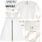 #springwhiteout #fashion #fashionset #spring #springessentials #springtrend #springfashion #white #outfit #outfitideas #outfitonly #tops #tees #shirts #croptops #skirts #heels #shoes #bag #sunglasses #belts #earrings #necklace #ring #contestentry