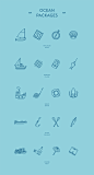 Ocean Packages - Free Icon Set