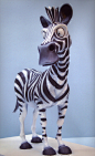 zebra sculpt by ~Flapjackrabbit on deviantART #采集大赛#
