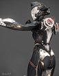 Warframe - Nova Visage, Alessandro Sarritzu : Alternate skin + brand new helmet for the original character Nova from Digital Extremes - Warframe.
-(Published)