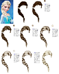 Elsa - Hair tutorial by ryky