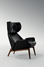 #FendiCasa Hermann #Armchair new collection from #MaisonObjet Paris 2015 #black