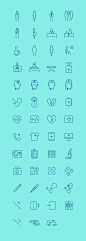 In The Hospital – Icon Set on Behance 医疗类图标