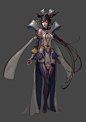 Chinese Girl, Huge  Claw : Chinese Methology Character Design