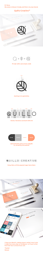 Quillo : Quillo Creative™ was made after months of logo designs. These were part of my ongoing Instagram project of making a logo every day for a year. It took a while before I was comfortable with a name and logo that captured my style and experience in 