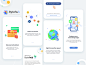 Bytehub-onboarding illustrations app logo icon ui illustration design ps ai