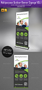 Corporate Roll-up banner - 2 - Signage Print Templates