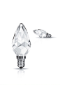 LED灯
对于这种传统的光水晶玻璃与最新的LED技术和特殊的生产工艺相结合。灯的设计灵感来自于钻石切割：132表面进行加工出的玻璃，从而最大程度地光的反射和电灯提供高亮度。由于其LED技术，灯泡比其他烛形灯泡缩短20％，并节省高达90％的能源之一。