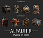 Alfadhir - 8 Tavern Barrels. Concept art list